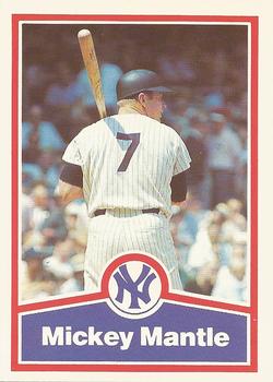 1989 CMC Mickey Mantle Baseball Card Kit #2 Mickey Mantle Front