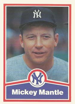 1989 CMC Mickey Mantle Baseball Card Kit #5 Mickey Mantle Front