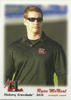 2010 Grandstand Hickory Crawdads #NNO Ryan McNeal Front