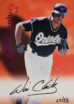 2000 SkyBox - Autographics Purple Foil #NNO Will Clark Front