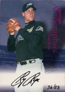 2000 SkyBox - Autographics Purple Foil #NNO Ryan Rupe Front