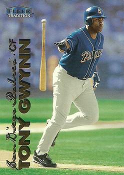 1999 Fleer Tradition White Rose Collectibles Diecast Cards #25 Tony Gwynn Front