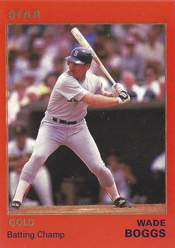 1990 Star Gold #137 Wade Boggs Front