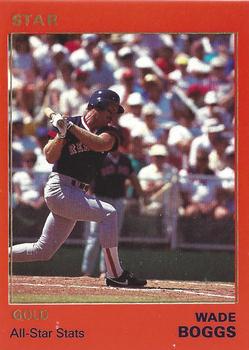 1990 Star Gold #141 Wade Boggs Front