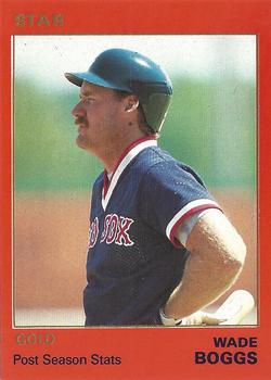 1990 Star Gold #142 Wade Boggs Front