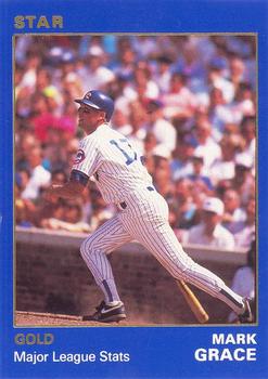 1990 Star Gold #155 Mark Grace Front