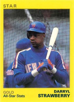 1990 Star Gold #174 Darryl Strawberry Front