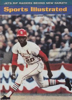 1998 Sports Illustrated Then and Now - Covers #1 C Lou Brock Front