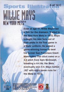 1998 Sports Illustrated Then and Now - Covers #5 C Willie Mays Back