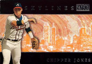 2000 SkyBox - Skylines #8SL Chipper Jones  Front