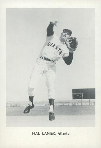 1965 Sports Service San Francisco Giants #NNO Hal Lanier Front