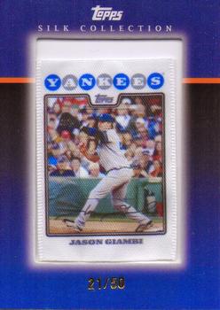 2008 Topps Updates & Highlights - Silk Collection #SC177 Jason Giambi Front