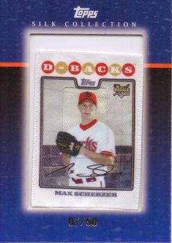 2008 Topps Updates & Highlights - Silk Collection #SC180 Max Scherzer Front