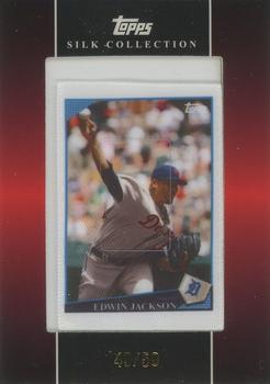 2009 Topps Updates & Highlights - Silk Collection #S221 Edwin Jackson Front