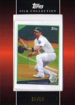 2009 Topps Updates & Highlights - Silk Collection #S258 Jason Giambi Front