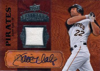 2008 Upper Deck Ballpark Collection - Single Swatch Jersey Autographs #SA-38 Xavier Nady Front