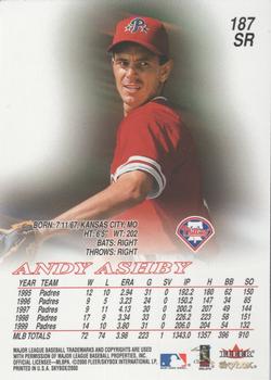 2000 SkyBox - Star Rubies #187 SR Andy Ashby  Back