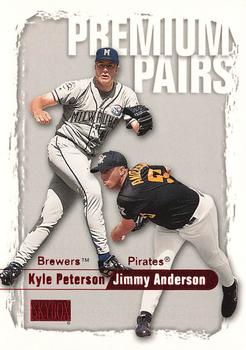 2000 SkyBox - Star Rubies #247 SR Kyle Peterson / Jimmy Anderson  Front