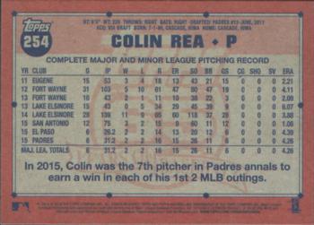2016 Topps Archives #254 Colin Rea Back