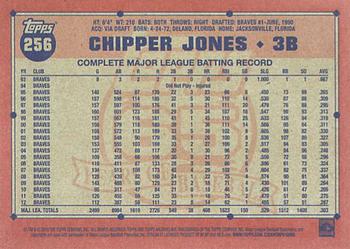 2016 Topps Archives #256 Chipper Jones Back
