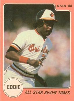1988 Star Eddie Murray #6 Eddie Murray Front