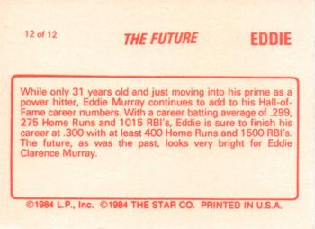 1988 Star Eddie Murray #12 Eddie Murray Back