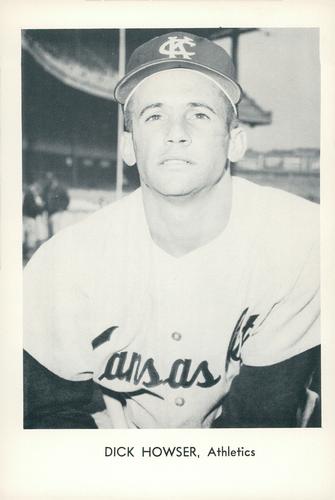 1963 Sports Service Kansas City Athletics #NNO Dick Howser Front