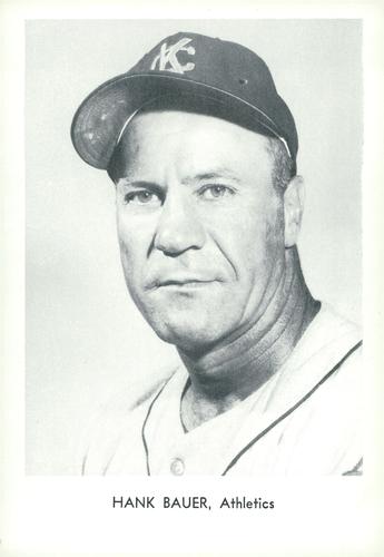 1961 Sports Service Kansas City Athletics #NNO Hank Bauer Front