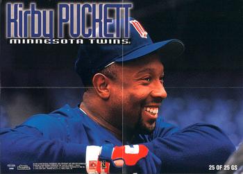 1998 Sports Illustrated Then and Now - Great Shots! #25 GS Kirby Puckett Front