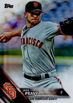 2016 Topps - Rainbow Foil #320 Jake Peavy Front