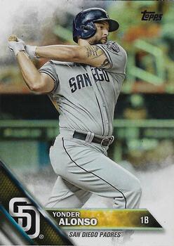 2016 Topps - Rainbow Foil #345 Yonder Alonso Front