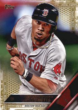 2016 Topps - Gold #84 Mookie Betts Front