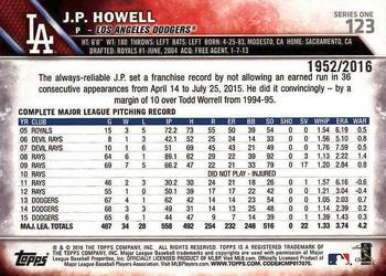 2016 Topps - Gold #123 J.P. Howell Back