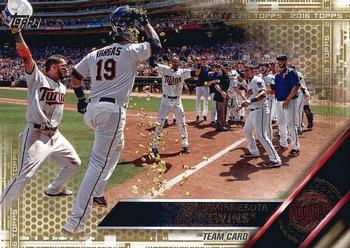 2016 Topps - Gold #181 Minnesota Twins Front