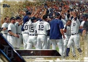 2016 Topps - Gold #297 Detroit Tigers Front