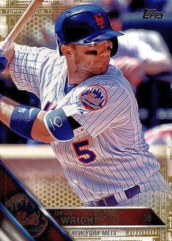 2016 Topps - Gold #310 David Wright Front