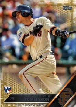 2016 Topps - Gold #322 Kelby Tomlinson Front