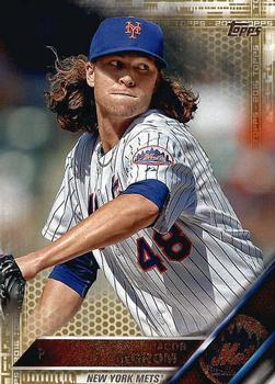 2016 Topps - Gold #323 Jacob deGrom Front