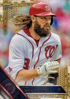 2016 Topps - Gold #342 Jayson Werth Front