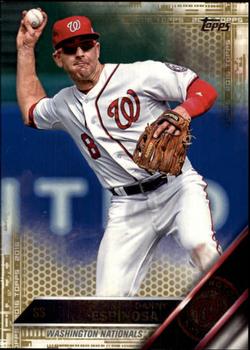 2016 Topps - Gold #390 Danny Espinosa Front