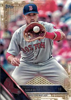 2016 Topps - Gold #427 Travis Shaw Front