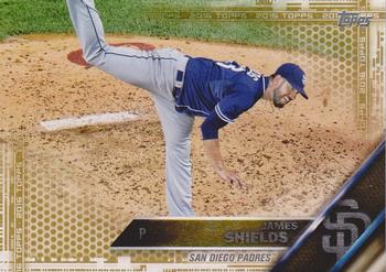 2016 Topps - Gold #541 James Shields Front