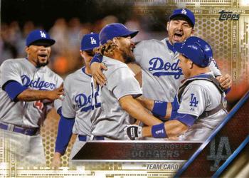 2016 Topps - Gold #569 Los Angeles Dodgers Front