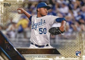 2016 Topps - Gold #606 Miguel Almonte Front