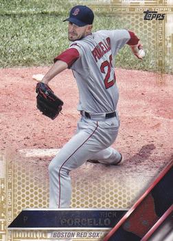 2016 Topps - Gold #608 Rick Porcello Front