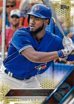 2016 Topps - Gold #655 Domonic Brown Front