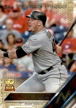 2016 Topps - Gold #699 Justin Bour Front