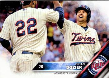 2016 Topps - Vintage Stock #308 Brian Dozier Front