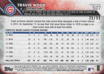 2016 Topps - Vintage Stock #507 Travis Wood Back