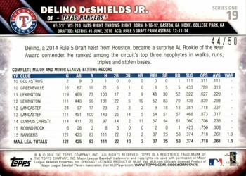 2016 Topps - Pink #19 Delino DeShields Jr. Back